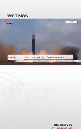 Triều Tiên thử tên lửa ứng dụng A.I