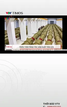 Triều Tiên tăng tốc sản xuất tên lửa