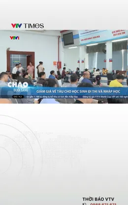 Giảm giá vé tàu cho học sinh đi thi và nhập học
