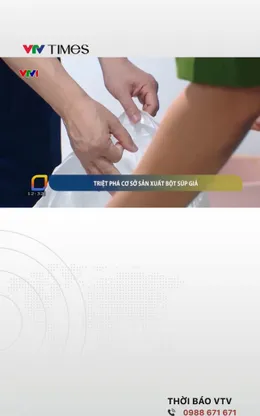 Triệt phá cơ sở sản xuất gói gia vị mì giả, thu giữ gần 200kg bột súp được đóng hộp
