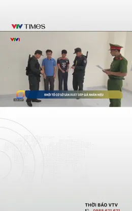 Khởi tố cơ sở sản xuất dép giả nhãn hiệu, thu giữ gần 10.000 đôi dép