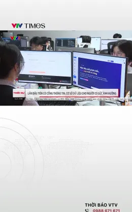 Lần đầu tiên có cổng thông tin, cơ sở dữ liệu cho người có sức ảnh hưởng