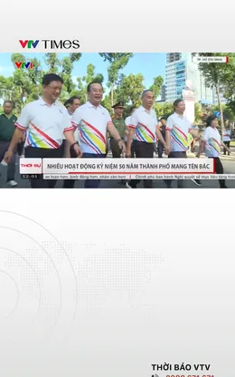 TP. Hồ Chí Minh: Hơn 5.000 người đi bộ đồng hành kỷ niệm 50 năm thành phố mang tên Bác
