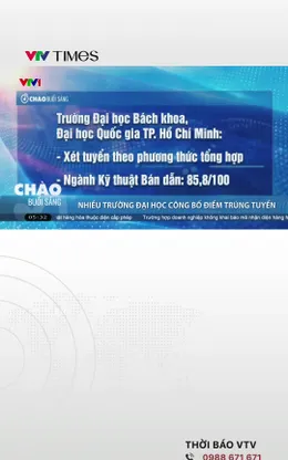Nhiều trường đại học bắt đầu công bố điểm trúng tuyển