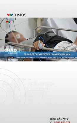 Số ca đột quỵ ở người trẻ tăng 2% mỗi năm