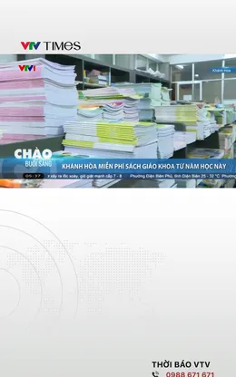 Khánh Hoà miễn phí sách giáo khoa từ năm học 2026