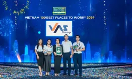 Tập đoàn VAS được bình chọn là Nơi làm việc tốt nhất Việt Nam® 2024