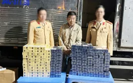 Phát hiện ô tô vận chuyển 150 cây thuốc lá ngoại không hóa đơn tại Quảng Ninh