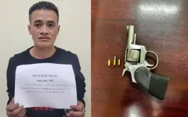 Bắt giữ nghi phạm dùng súng cướp ôtô Vios ở Bắc Ninh