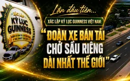 Sự kiện diễu hành xe bán tải chở sầu riêng: Xác lập Kỷ lục Guinness từ "vàng xanh" cao nguyên