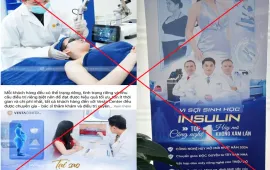 TP Hồ Chí Minh: Nhiều sai phạm tại phòng khám quảng cáo cấy vi sợi sinh học Insulin để giảm béo