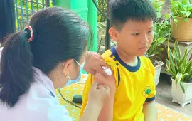 Tỷ lệ bao phủ 2 mũi tiêm vaccine sởi tại TP Hồ Chí Minh đạt mức an toàn