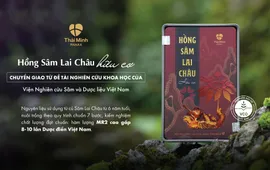 Hồng sâm đầu tiên từ sâm Việt Nam: Xứng danh khoản “đầu tư” thông minh cho sức khỏe