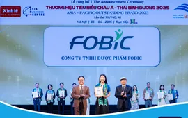 Dấu ấn vươn tầm khu vực| Dược phẩm FOBIC vinh dự đạt TOP 10 Thương hiệu tiêu biểu Châu Á – Thái Bình Dương 2025