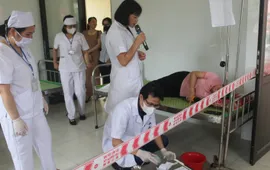 Diễn tập xử lý ngộ độc thực phẩm tại bữa cỗ đông người