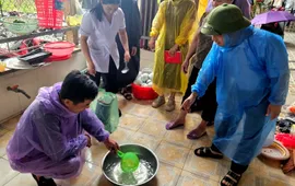 Hoàn tất xử lý môi trường, phòng ngừa dịch bệnh sau mưa lũ
