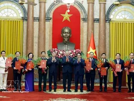 Congratulations flow in for newly elected Vietnamese leaders