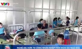 Nghệ An: 73 công nhân nhập viện nghi do ngộ độc sau bữa trưa tại công ty