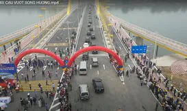 Lễ thông xe kỹ thuật cầu vượt Sông Hương