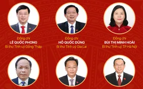 Infographic: 34 Bí thư Tỉnh ủy, Thành ủy sau sắp xếp đơn vị hành chính