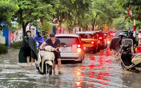 Hà Nội phân luồng một số tuyến đường phục vụ thi công dự án chống ngập úng