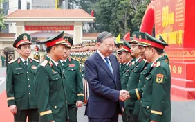 Tổng Bí thư Tô Lâm dự Lễ kỷ niệm 80 năm Ngày thành lập Binh chủng Công binh