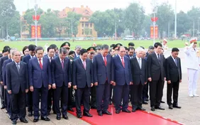 Lãnh đạo Đảng, Nhà nước vào Lăng viếng Chủ tịch Hồ Chí Minh