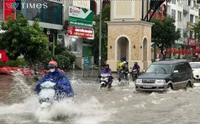 Không khí lạnh gây mưa dông, Bắc Bộ chuyển mát từ đêm 9/9