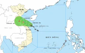 Áp thấp nhiệt đới gây gió mạnh trên biển, mưa lớn diện rộng từ Bắc Bộ đến Trung Bộ
