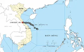 Áp thấp nhiệt đới suy yếu thành vùng áp thấp
