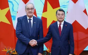 Thủ tướng Lê Minh Hưng hội kiến Tổng thống Thụy Sĩ