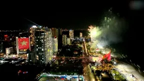 Fireworks and art program celebrate national day