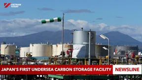 Japan's first undersea carbon storage facility