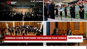 German choir performs Vietnamese folk songs