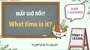 Asking and telling the time in Vietnamese | Speak like a local