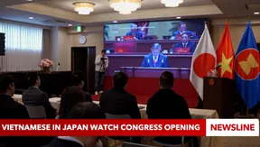Vietnamese in Japan watch congress opening