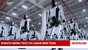 Robots bring tech to Lunar New Year