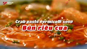 Crab paste vermicelli soup - Bún riêu cua | Street Food