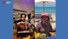 Fruit vendor's call becomes viral song