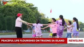 Peaceful life flourishes on Trường Sa Island