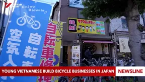 Young Vietnamese build bicycle businesses in Japan