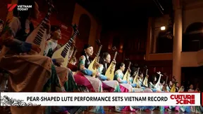 Pear-shaped lute performance sets Việt Nam record
