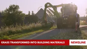 Transforming grass into building materials