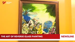 The art of reverse glass painting