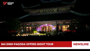 Bái Đính Pagoda offers night tour