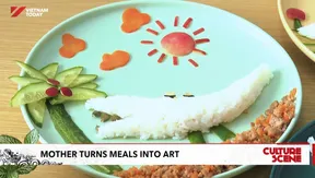 Mother turns meals into art