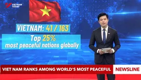 Việt Nam ranks among the world's most peaceful countries