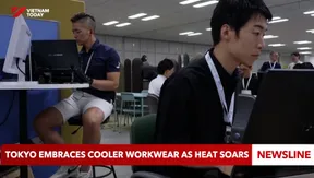 Tokyo embraces cooler workwear as heat soars