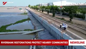 Riverbank restorations protect nearby communities