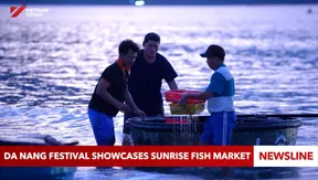 Enjoy Da Nang Festival showcases sunrise fish market